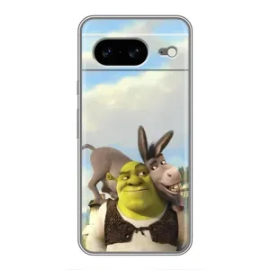 Чохол з принтом «Шрек та Осел» для Google Pixel 8