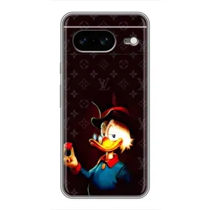 Чехлы для Google Pixel 8 - Скрудж МакДак Louis Vuitton (PREMIUMPrint) (Скрудж с бриллиантом)