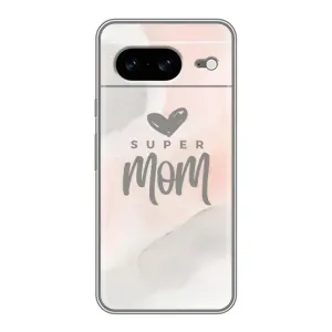 Чехол с принтом «Супер мама» для Google Pixel 8