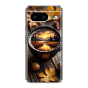 Чохол з принтом «Темна кава» для Google Pixel 8