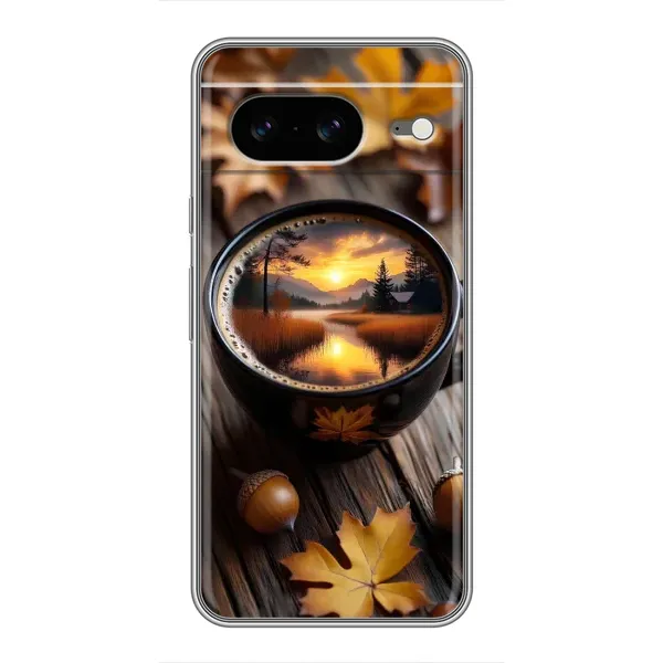Чохол з принтом «Темна кава» для Google Pixel 8 Чохол з принтом «Темна кава» для Google Pixel 8