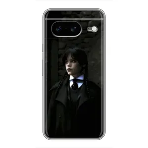 Чехол с принтом «Темный стиль Уэнздей» для Google Pixel 8
