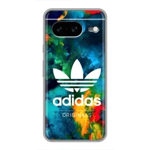 Чохли Адидас для Google Pixel 8 (AlphaPrint) (Яскравий Адідас)