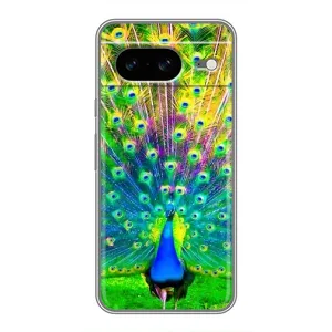 Чехол с принтом «Яркий Павлин» для Google Pixel 8