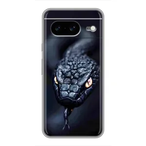 Чехол с принтом «Черная змея» для Google Pixel 8