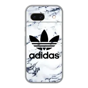 Чохли Адидас для Google Pixel 8A (AlphaPrint) (Адідас на мраморі)