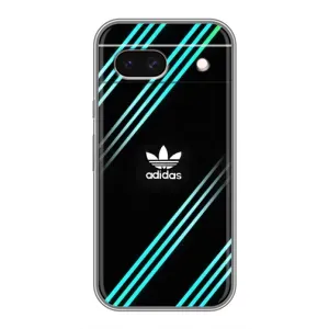 Чохли Адидас для Google Pixel 8A (AlphaPrint) (Адідас з полосами)