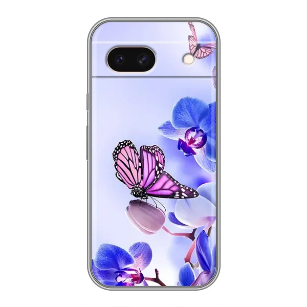 Чехол с принтом «Бабочка на цветочке» для Google Pixel 8A Чехол с принтом «Бабочка на цветочке» для Google Pixel 8A