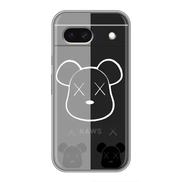 Чехол с принтом «БеарБрик глаза» для Google Pixel 8A