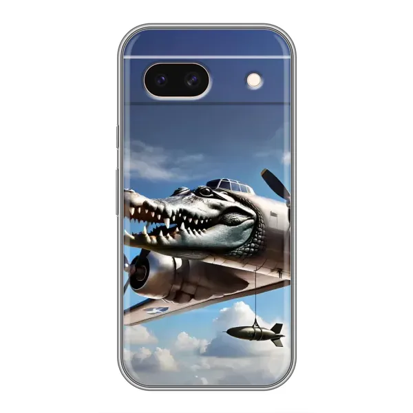 Чохол з принтом «Бомбардіро крокоділо» для Google Pixel 8A