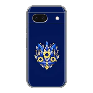 Чохли для Google Pixel 8A Укр. Символіка (AlphaPrint) (Квітковий Герб)