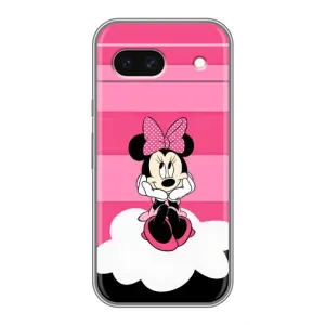 Міккі Маус чохол для Google Pixel 8A (AlphaPrint - Мультяшні) (Дівчинка Maus)