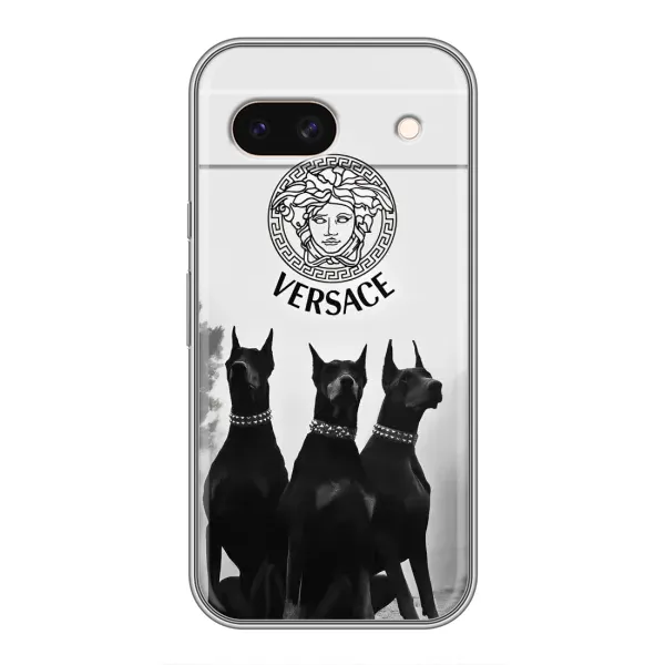 Чехол с принтом «Доберман Версаче» для Google Pixel 8A Чехол с принтом «Доберман Версаче» для Google Pixel 8A