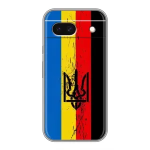 Украинские Чехлы для Google Pixel 8A с картинкой УПА (AlphaPrint) (Прапор УПА)