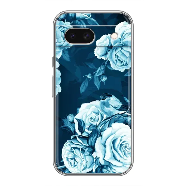 Чехол с принтом «Голубые Бутоны» для Google Pixel 8A Чехол с принтом «Голубые Бутоны» для Google Pixel 8A