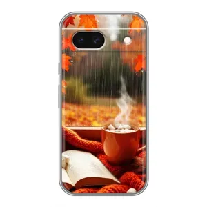 Чехол с принтом «Кофе и дождь» для Google Pixel 8A