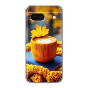 Чехол с принтом «Кофе на желтом пледе» для Google Pixel 8A