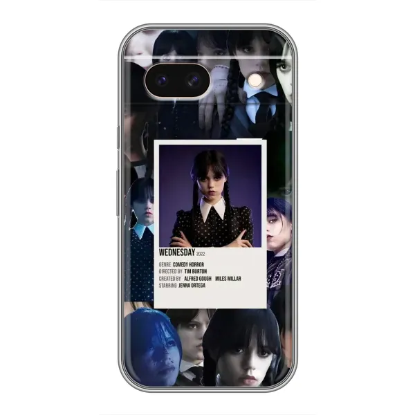 Чехол с принтом «коллаж Уэнздей» для Google Pixel 8A