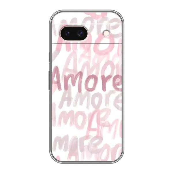 Чохол з принтом «Аморе любов» для Google Pixel 8A Чохол з принтом «Аморе любов» для Google Pixel 8A