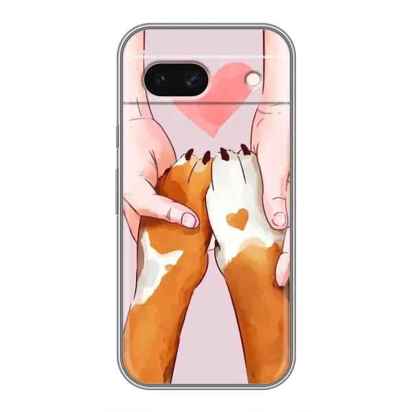 Чехол с принтом «Любовь к собакам» для Google Pixel 8A Чехол с принтом «Любовь к собакам» для Google Pixel 8A