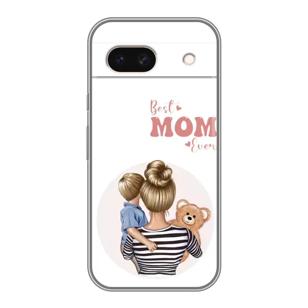 Чохол з принтом «Мама і син» для Google Pixel 8A