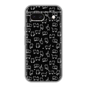 Чехол с принтом «Меленькие котики» для Google Pixel 8A