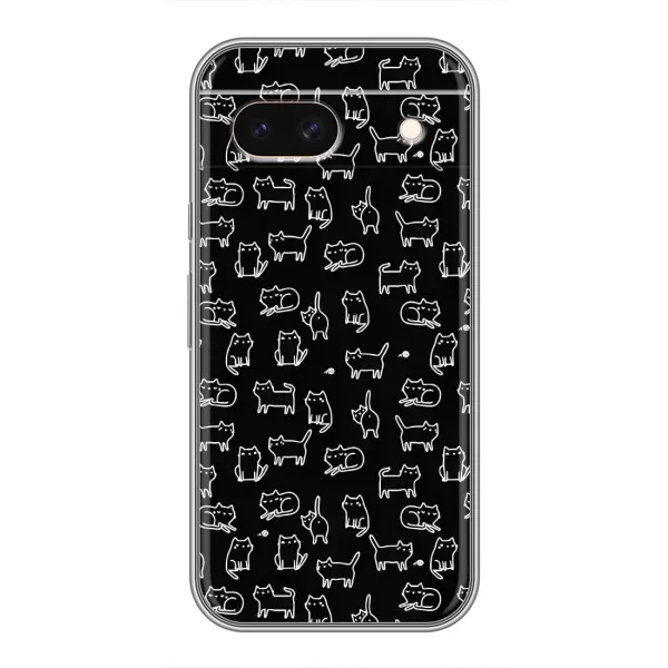 Чехол с принтом «Меленькие котики» для Google Pixel 8A
