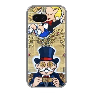 Чехол с принтом «Монополия Мен» для Google Pixel 8A