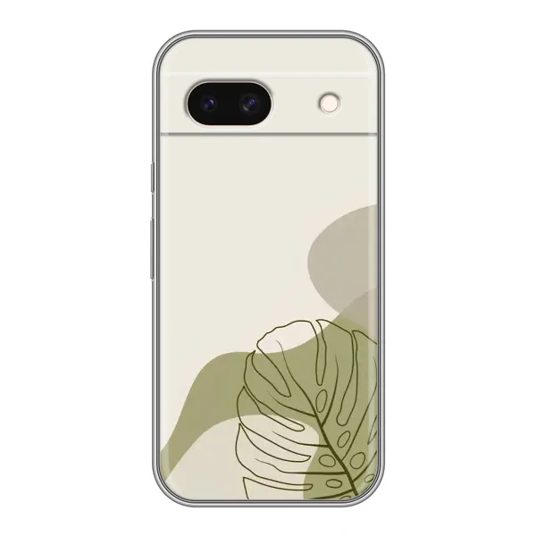 Чехол с принтом «Зеленая монстера дизайн» для Google Pixel 8A Чехол с принтом «Зеленая монстера дизайн» для Google Pixel 8A