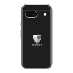 Чехол Майнкрафт на Google Pixel 8A (AlphaPrint) Minecraft (Овечка Майнкрафт)