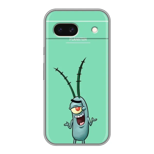 Чохол з принтом «Персонаж Планктон» для Google Pixel 8A Чохол з принтом «Персонаж Планктон» для Google Pixel 8A