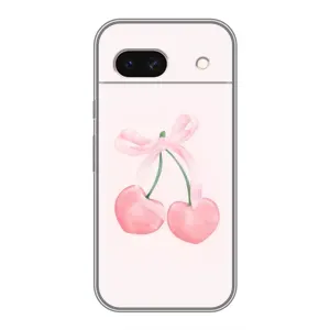 Чохол з принтом «Рожеві вишні» для Google Pixel 8A