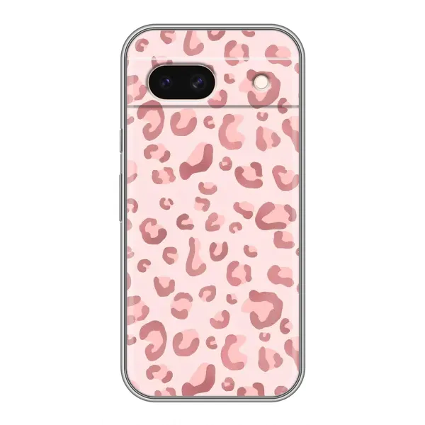Чохол з принтом «Рожевий леопард» для Google Pixel 8A Чохол з принтом «Рожевий леопард» для Google Pixel 8A