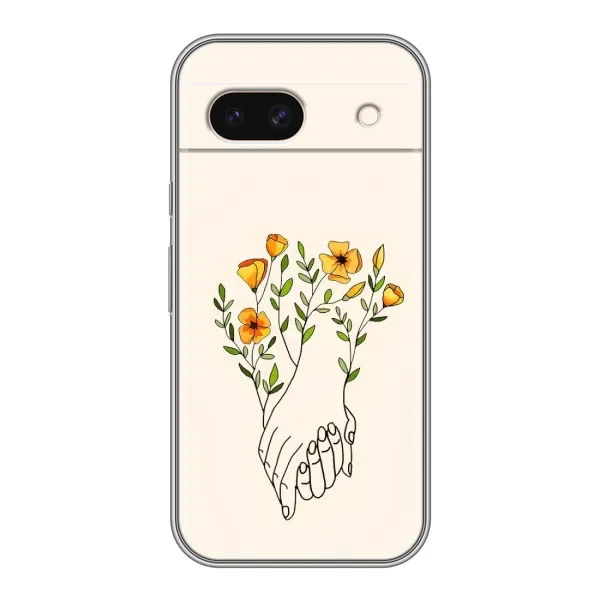 Чехол с принтом «Руки любви» для Google Pixel 8A Чехол с принтом «Руки любви» для Google Pixel 8A