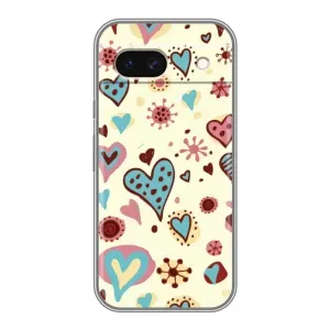Чехол с принтом «Сердечки» для Google Pixel 8A