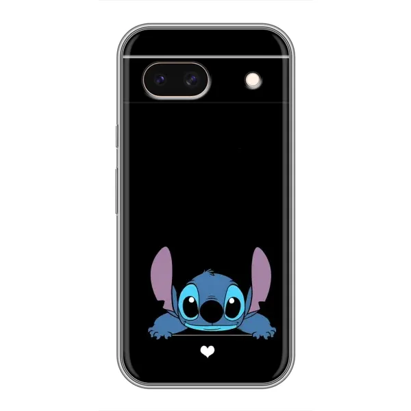 Чехол с принтом «Стич на черном» для Google Pixel 8A Чехол с принтом «Стич на черном» для Google Pixel 8A