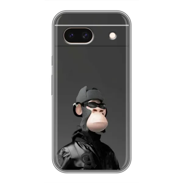 Чехол с принтом «стильная обезьяна NFT» для Google Pixel 8A Чехол с принтом «стильная обезьяна NFT» для Google Pixel 8A