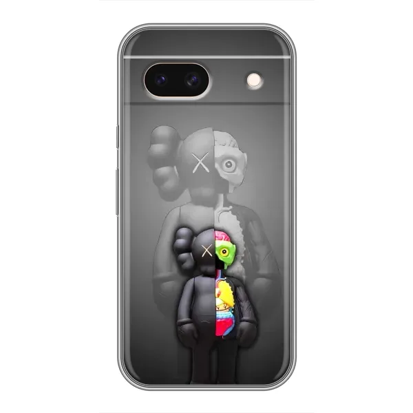 Чехол с принтом «Тело Bearbrick» для Google Pixel 8A