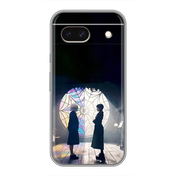 Чехол с принтом «Уэнздей и Инид» для Google Pixel 8A