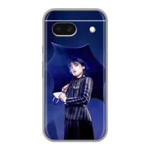 Чехол с принтом «Уэнздей с зонтом» для Google Pixel 8A