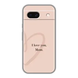 Чохол з принтом «Серце мамі» для Google Pixel 8A