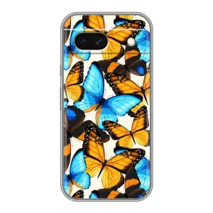 Чехол с принтом «Яркие бабочки» для Google Pixel 8A