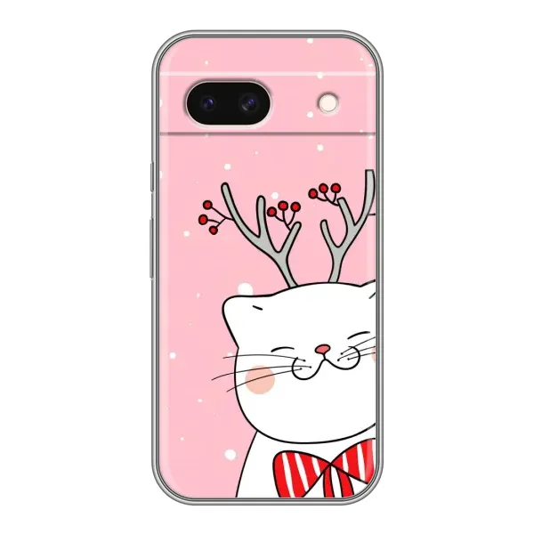 Чехол с принтом «Зимний кот» для Google Pixel 8A Чехол с принтом «Зимний кот» для Google Pixel 8A