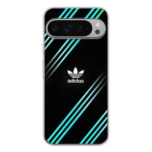 Чохли Адидас для Google Pixel 9 Pro XL (AlphaPrint) (Адідас з полосами)