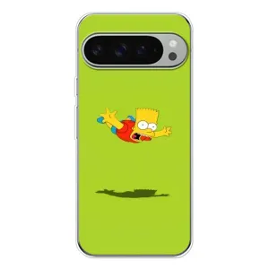 Чехол с Симпсонами для Google Pixel 9 Pro XL (VPrint) (Барт Симпсон)