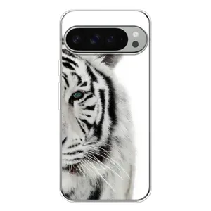 Чехлы с картинками животных Google Pixel 9 Pro XL (Белый Тигр)