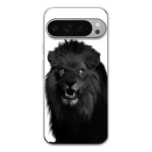 Чехлы с картинками животных Google Pixel 9 Pro XL (Черный ЛЕВ)