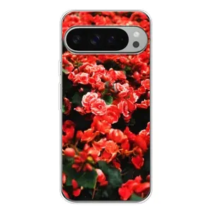 Чохли з квітами для Google Pixel 9 Pro XL (VPrint) (Квіти червоні)