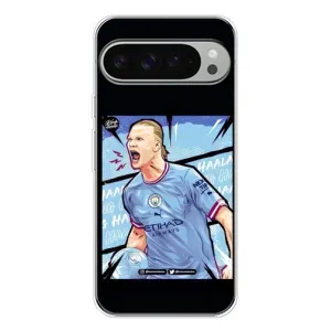 Чохли з футболістом Ерлінг Холанд для Google Pixel 9 Pro XL (AlphaPrint) (гол Ерлінг Холанд)
