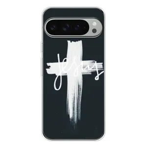 Чехол для Google Pixel 9 Pro XL (AlphaPrint) - (Христианские) (Иисус)